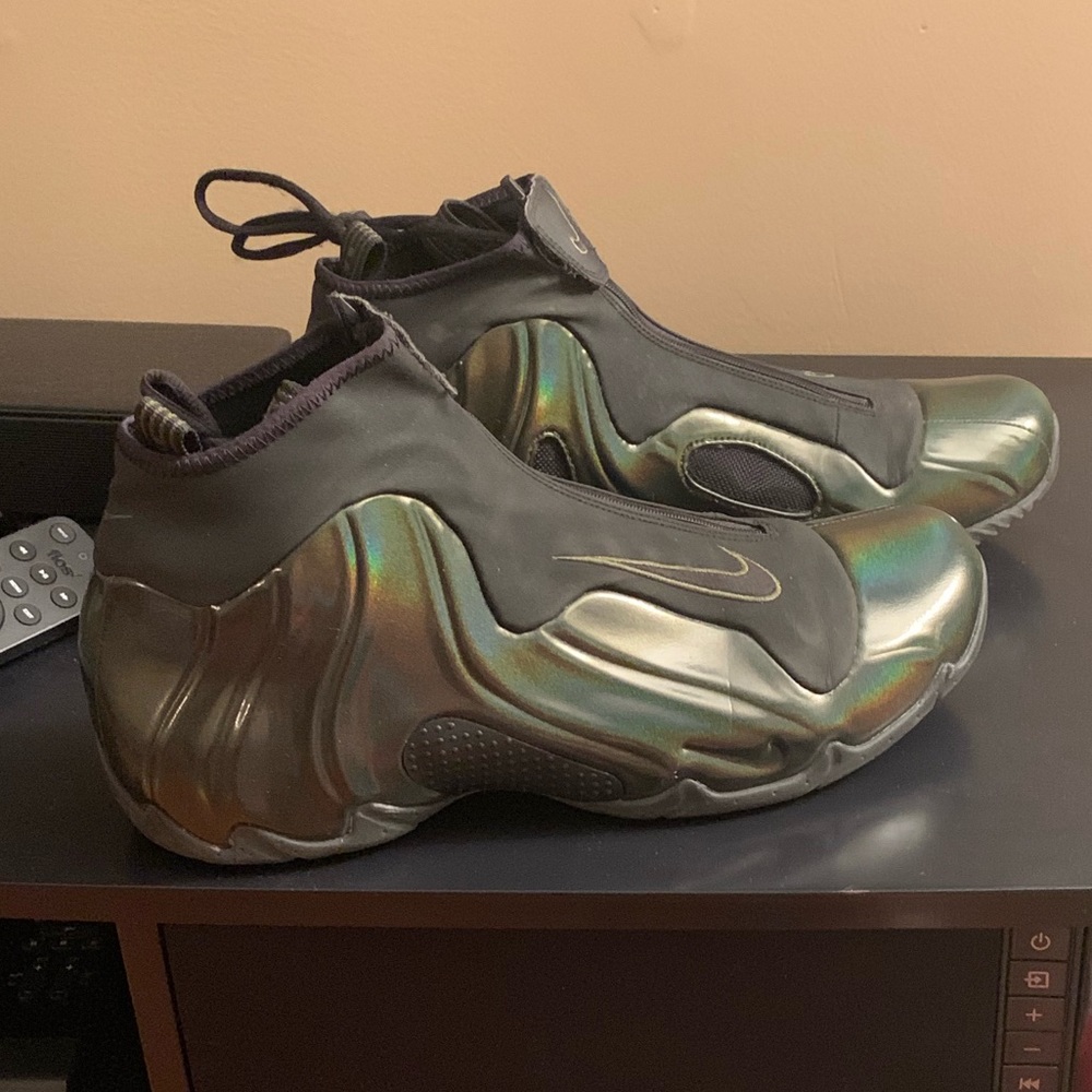 Nike Air Flightposite sz. 12 Green/Black